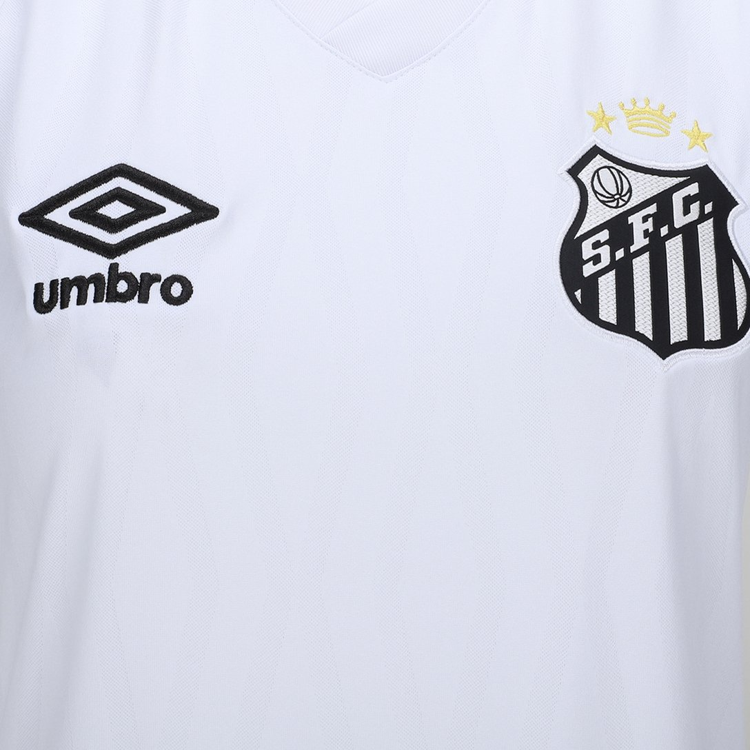 Camisa Santos Feminina 2026/27 I, detalhe da gola