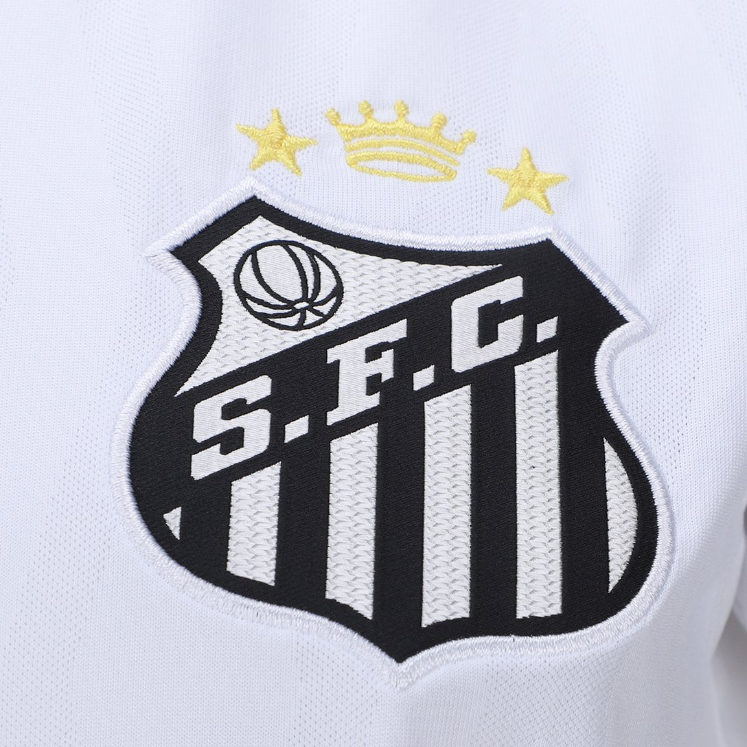Camisa Santos Feminina 2026/27 I, detalhe do escudo