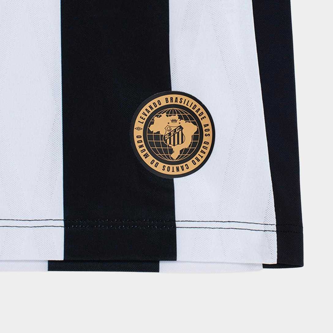 Camisa Santos Feminina 2026/27 II, detalhe do escudo