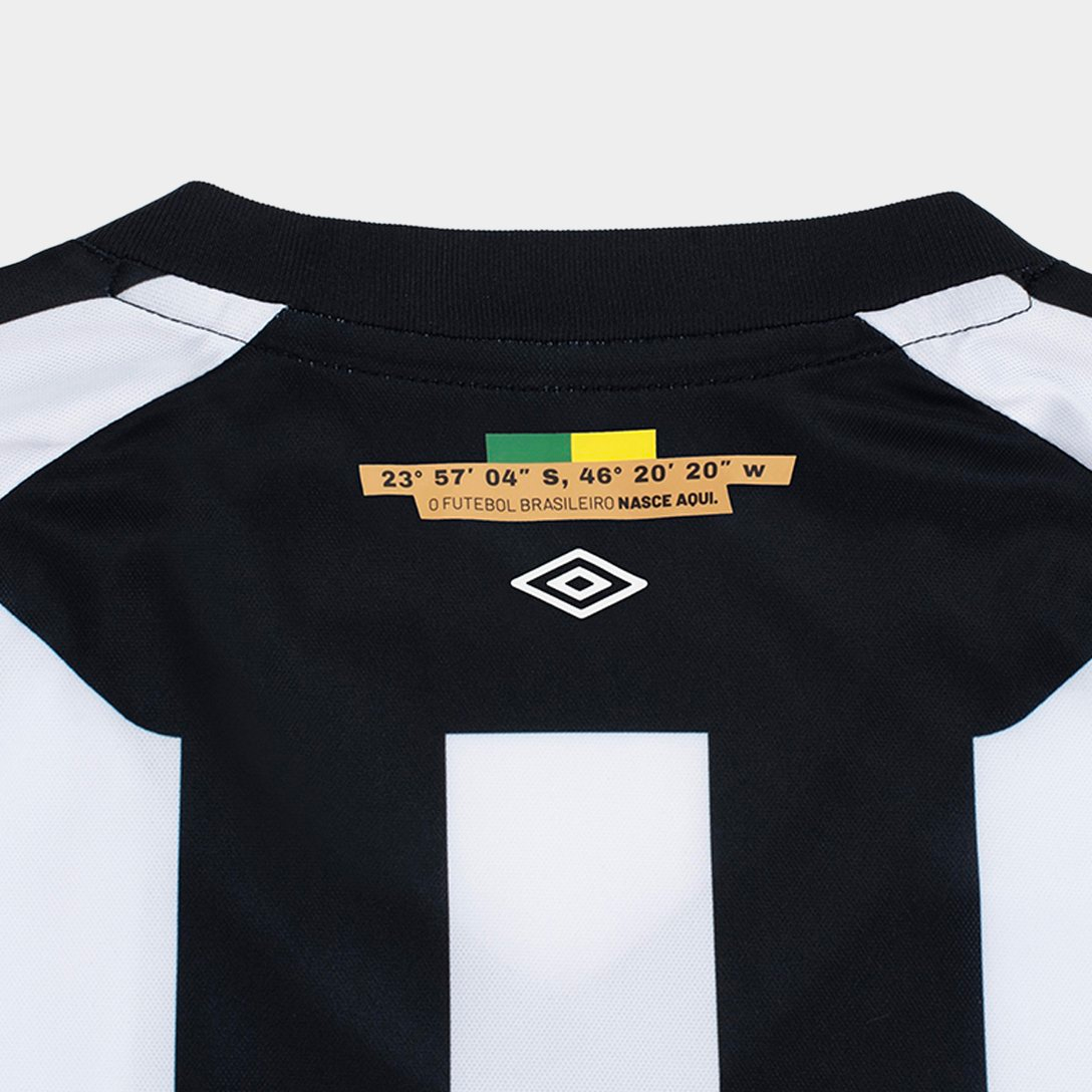 Camisa Santos Feminina 2026/27 II, detalhe do tecido