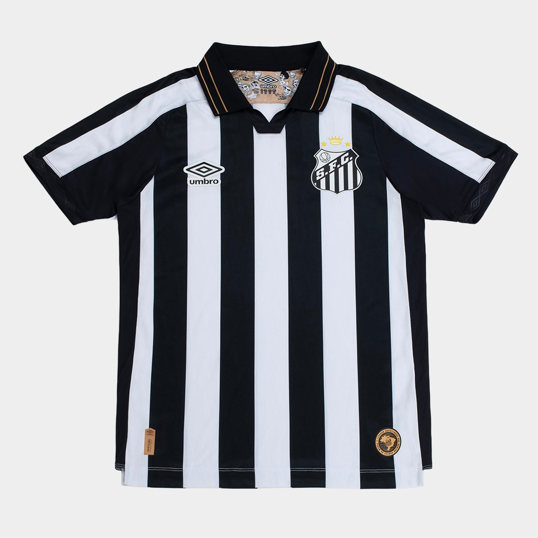 Camisa Santos 2026/27 ll Jogador, detalhe do escudo
