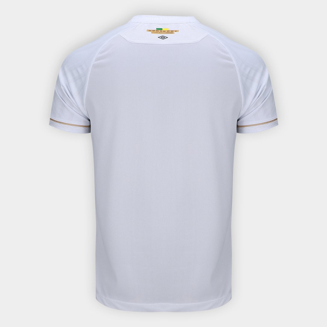 Camisa Santos 2026/27 I Jogador, detalhe do escudo