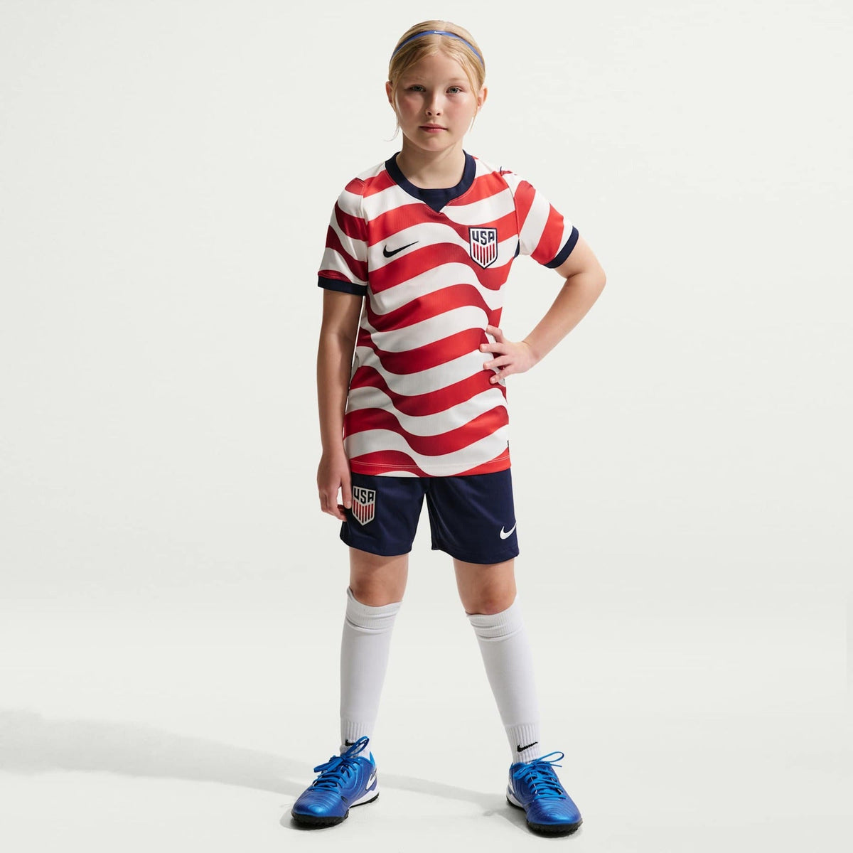 Conjunto Infantil Estados Unidos 2026/27 I, vista de costas