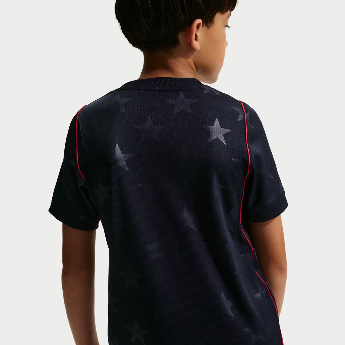 Conjunto Infantil Estados Unidos 2026/27 II Kit, detalhe da gola