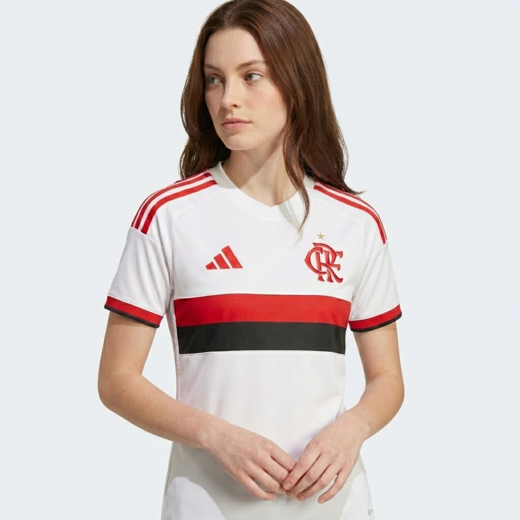 Camisa Flamengo Feminina 2026/27 II, vista lateral