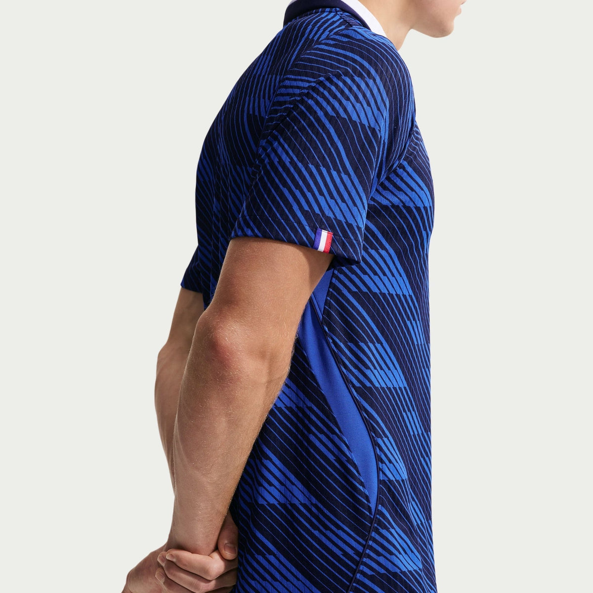 Camisa França 2026/27 I, detalhe do tecido