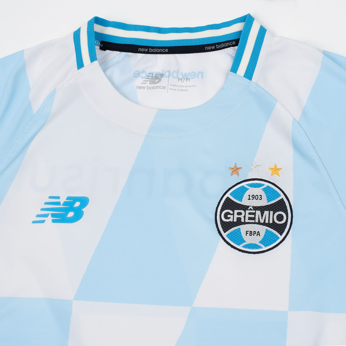 Camisa Grêmio 2026/27 II, detalhe da gola