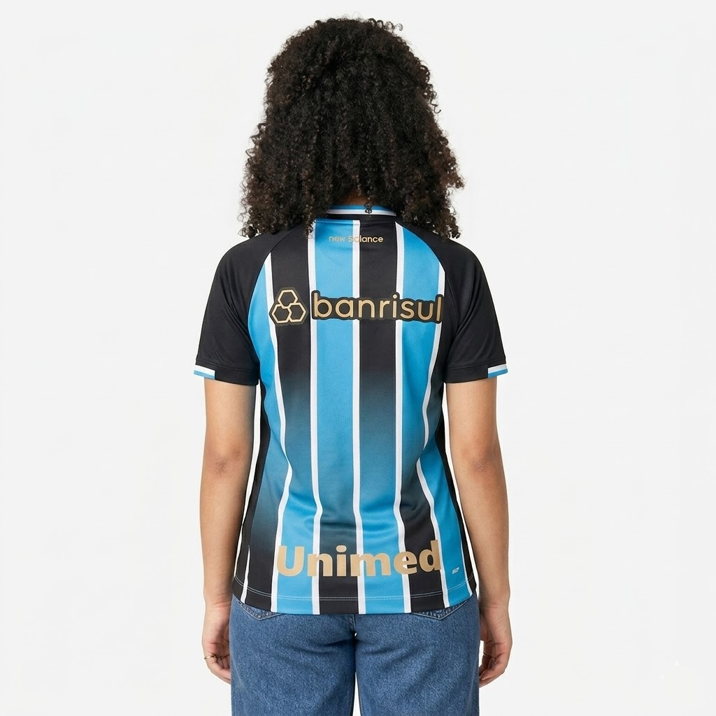 Camisa Grêmio Feminina 2026/27 I, vista de frente