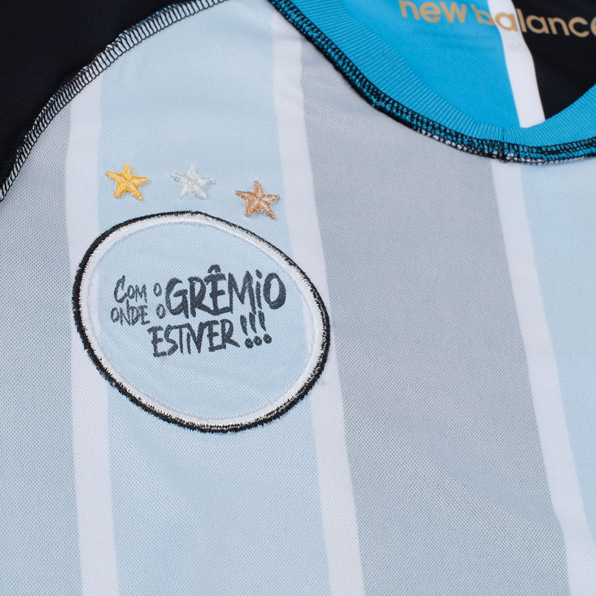 Camisa Grêmio Feminina 2026/27 I, detalhe do tecido