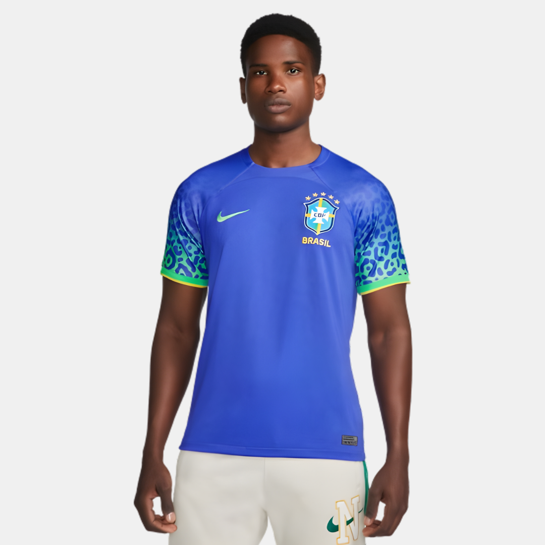Camisa Seleção Brasileira II 2022 Torcedor Nike Masculina - Azul na TSN Sports