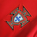 Camisa Seleção de Portugal I 24/25 - Torcedor Masculina - Vermelha com detalhes em preto e verde