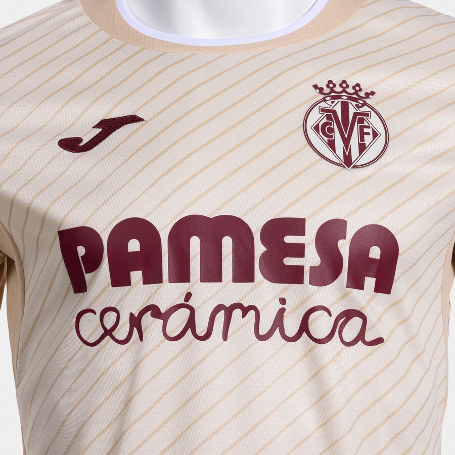 Camisa Joma Villareal 2025/26 II, detalhe do escudo