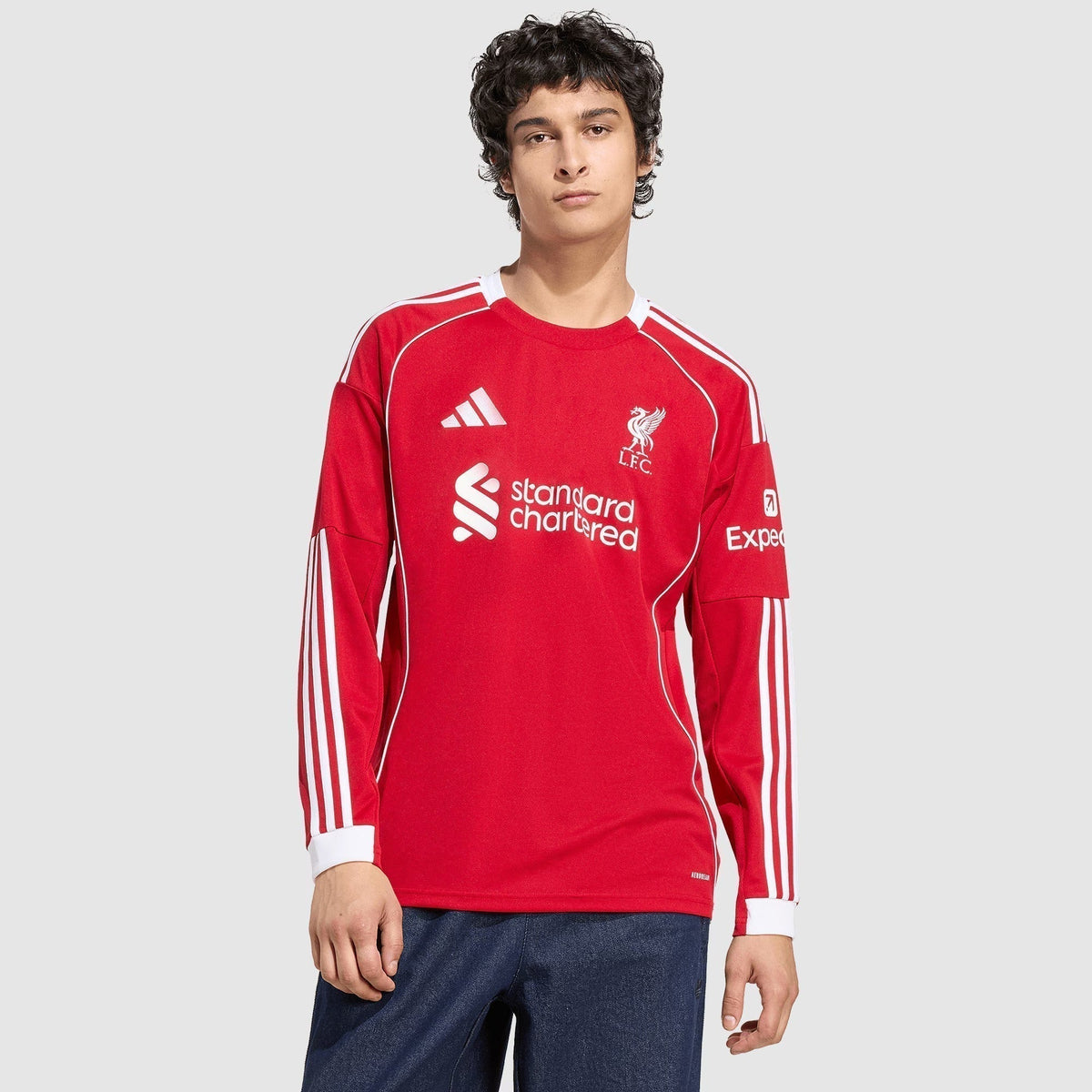 Camisa adidas Liverpool 2025/26 I Manga Longa na TSN Sports