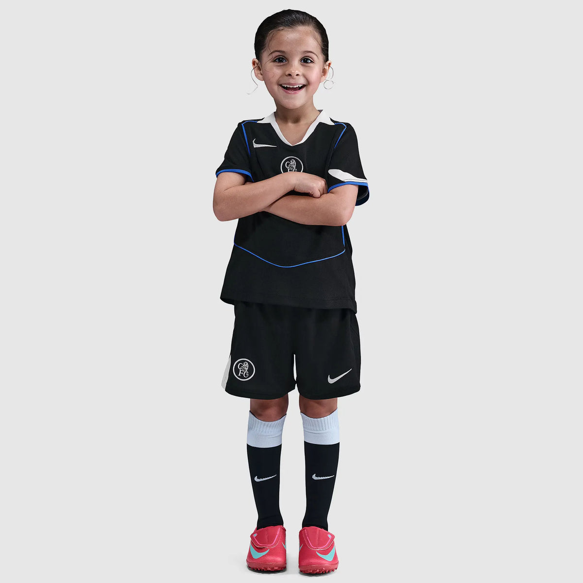 Conjunto Infantil Nike Chelsea 2025/26 III na TSN Sports