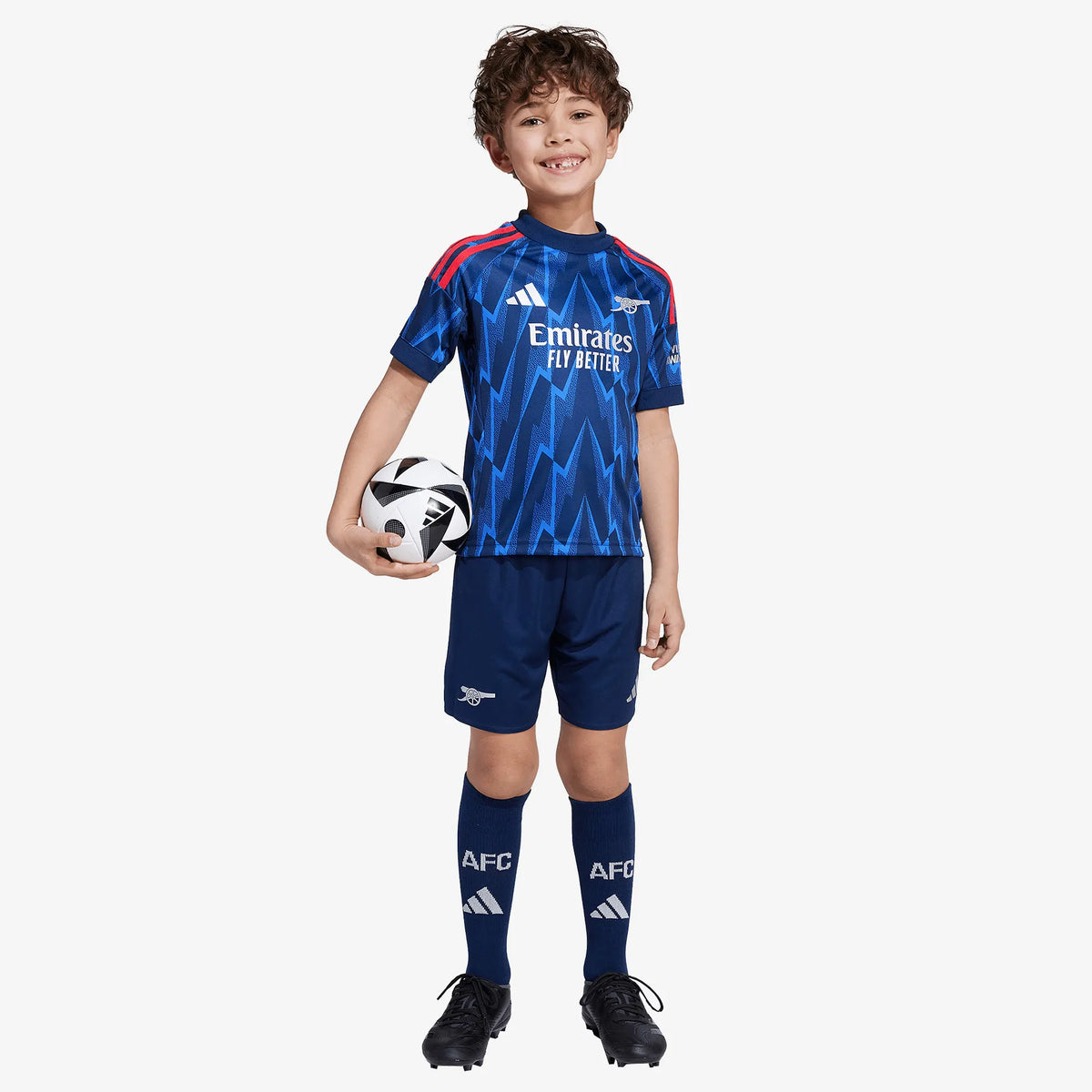 Conjunto Infantil adidas Arsenal 2025/26 II na TSN Sports