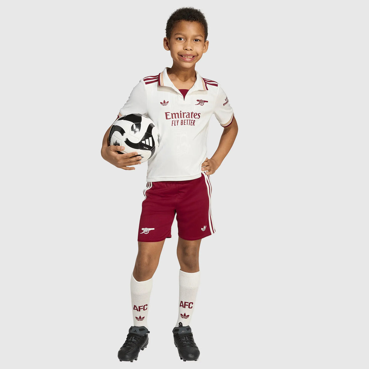 Conjunto Infantil adidas Arsenal 2025/26 III na TSN Sports