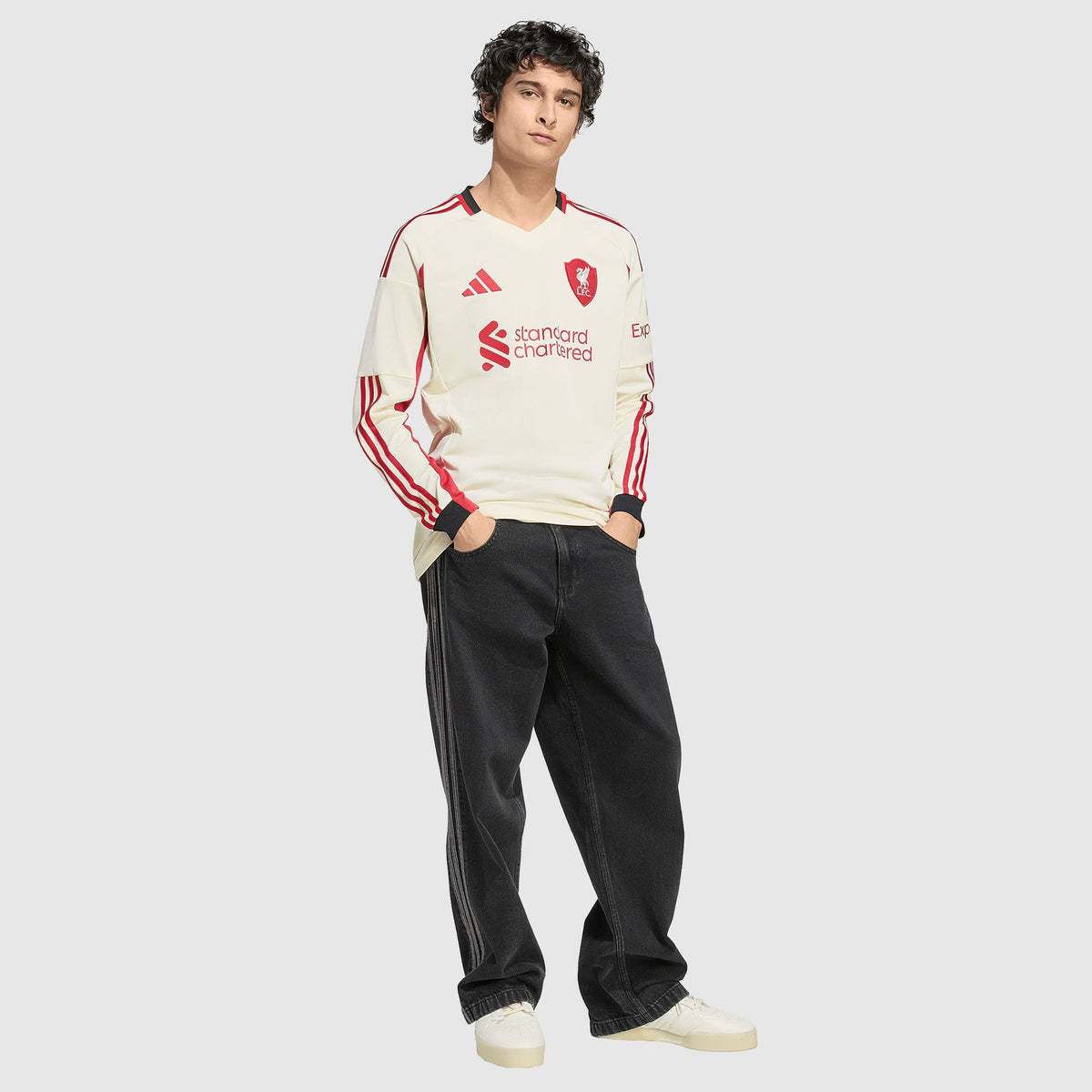 Camisa adidas Liverpool 2025/26 II Manga Longa na TSN Sports