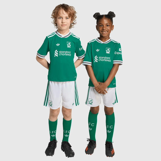 Conjunto Infantil adidas Liverpool 2025/26 III na TSN Sports