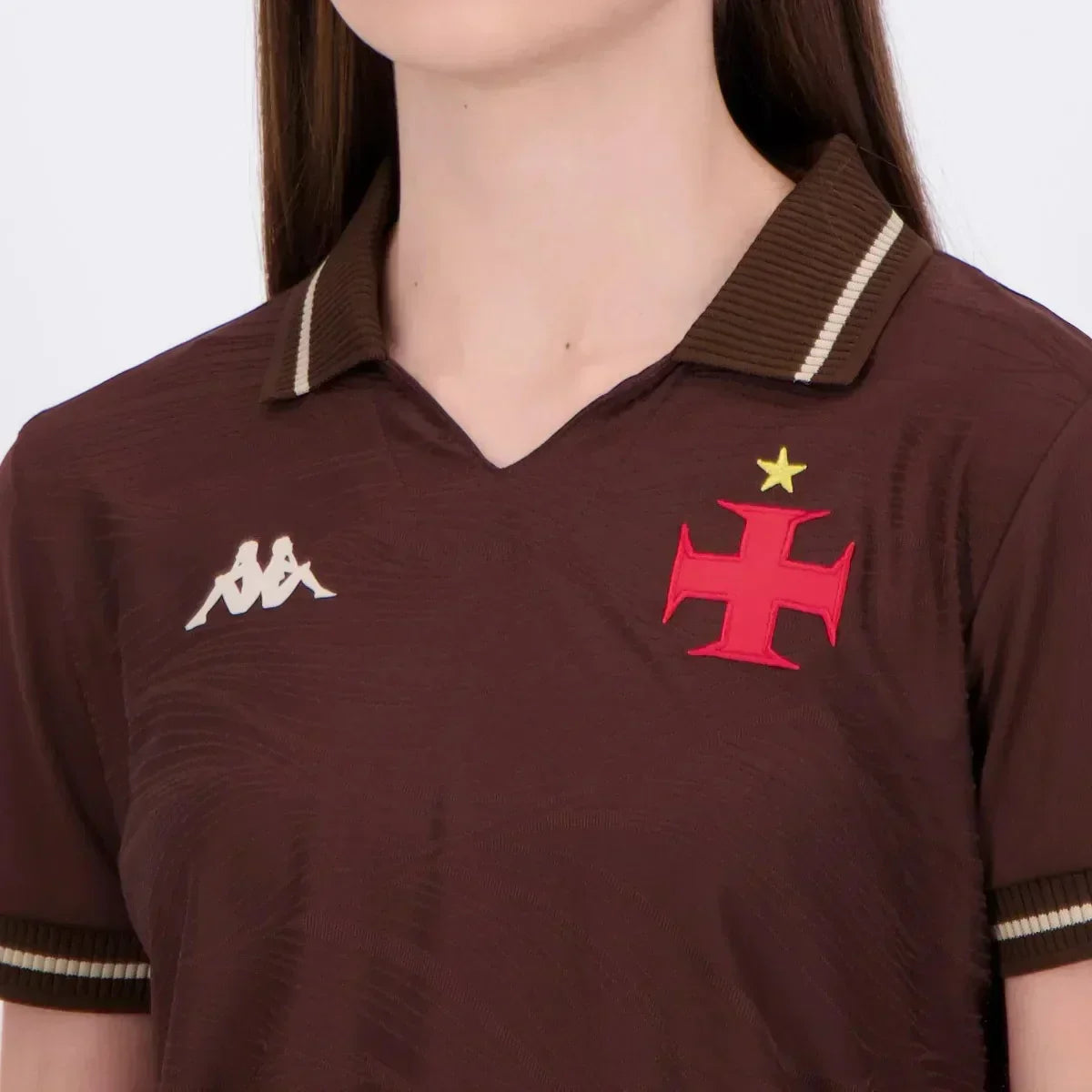 Camisa Feminina Vasco III 2025/26, vista de costas