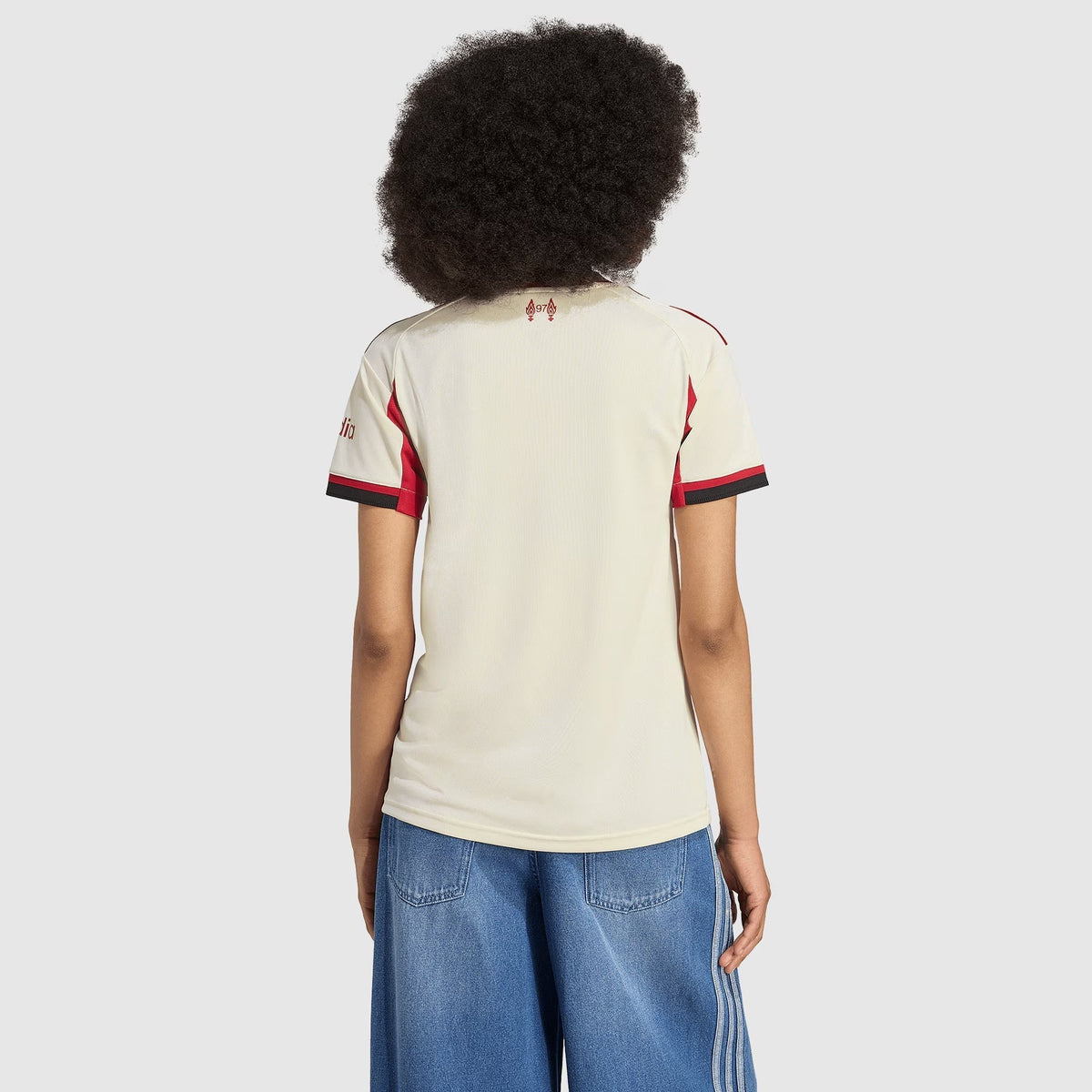 Camisa Feminina adidas Liverpool 2025/26 II, vista de costas