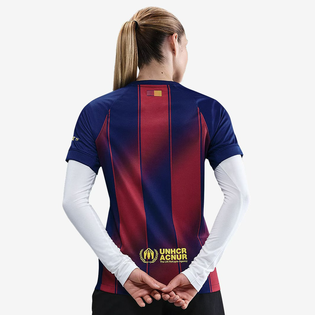 Camisa Feminina Nike Barcelona 2025/26 I Torcedor, vista de costas