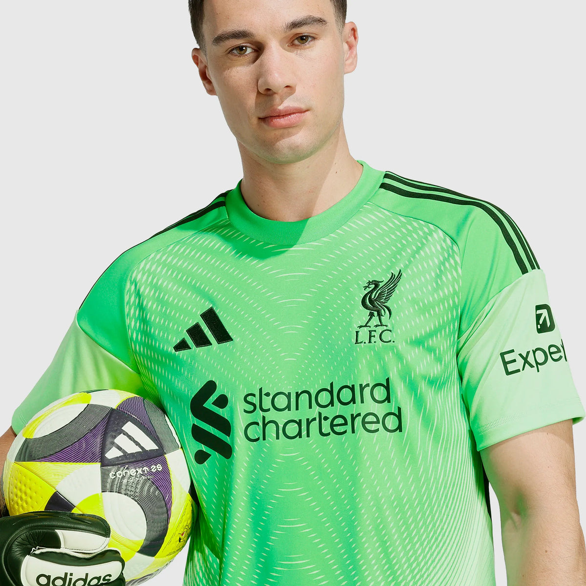 Camisa adidas Liverpool 2025/26 Goleiro I na TSN Sports