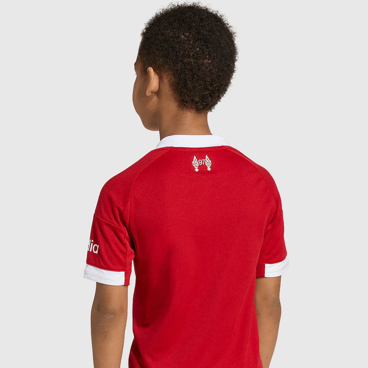 Conjunto Infantil adidas Liverpool 2025/26 I na TSN Sports