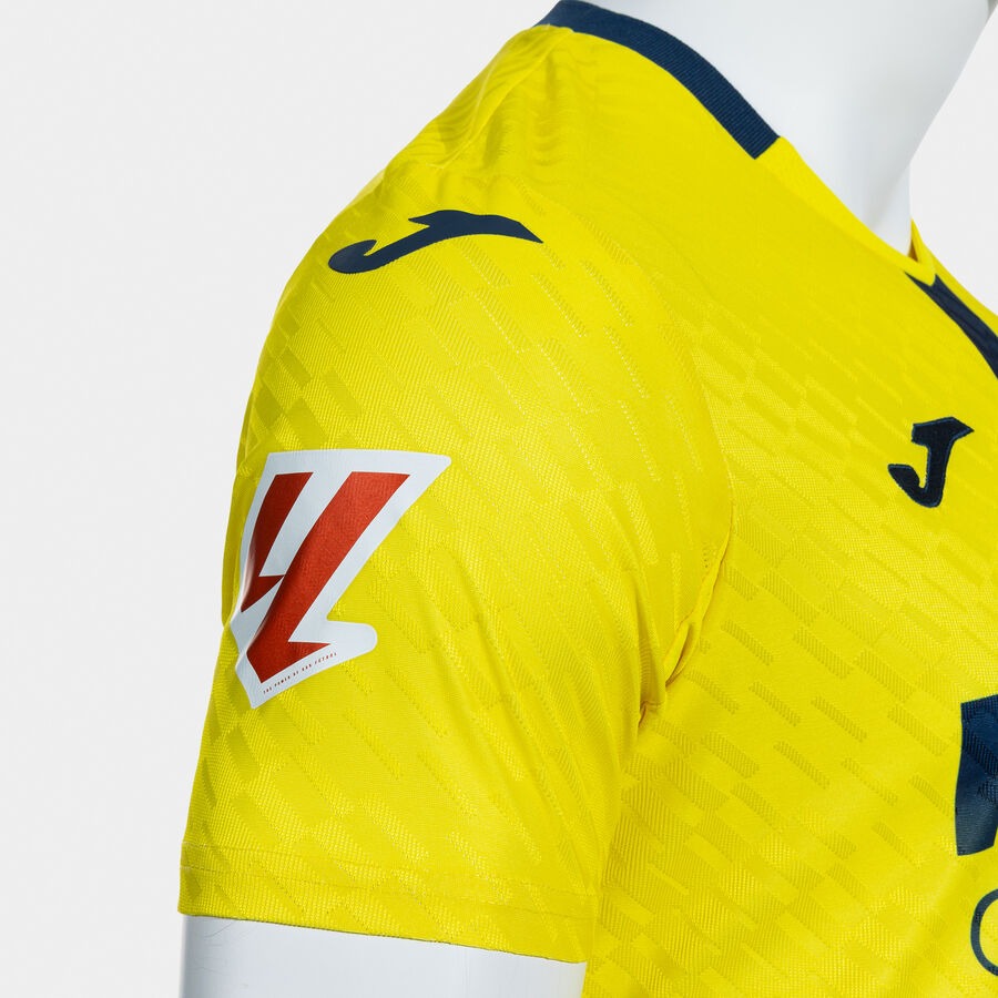 Camisa Joma Villareal 2025/26 I, detalhe do tecido