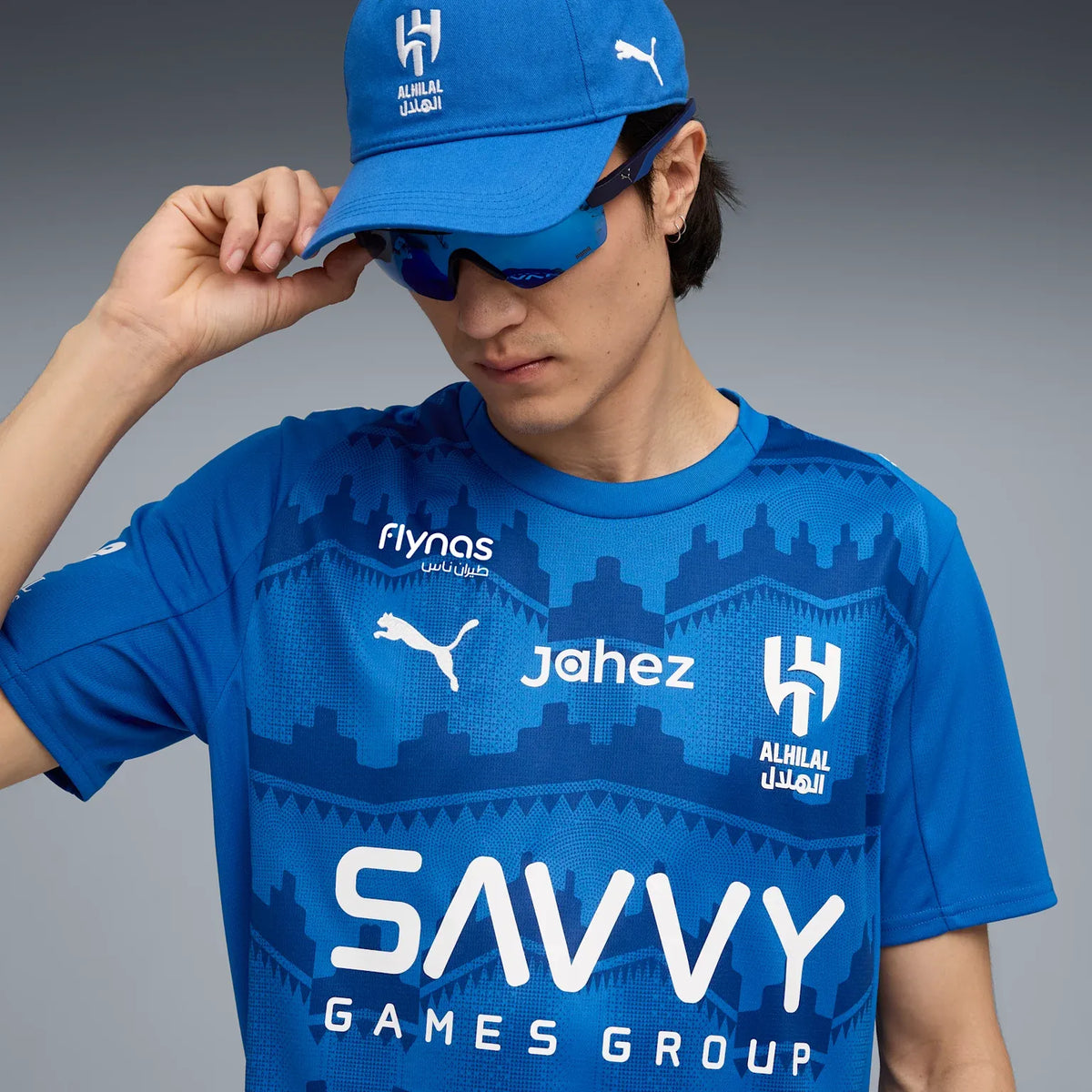 Camisa Al Hilal 2025/26 I, detalhe do escudo