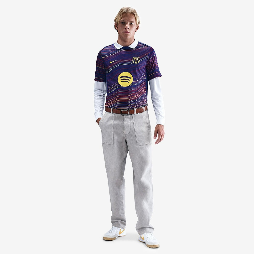 Camisa Nike Barcelona 2025/26 Pré-Jogo na TSN Sports