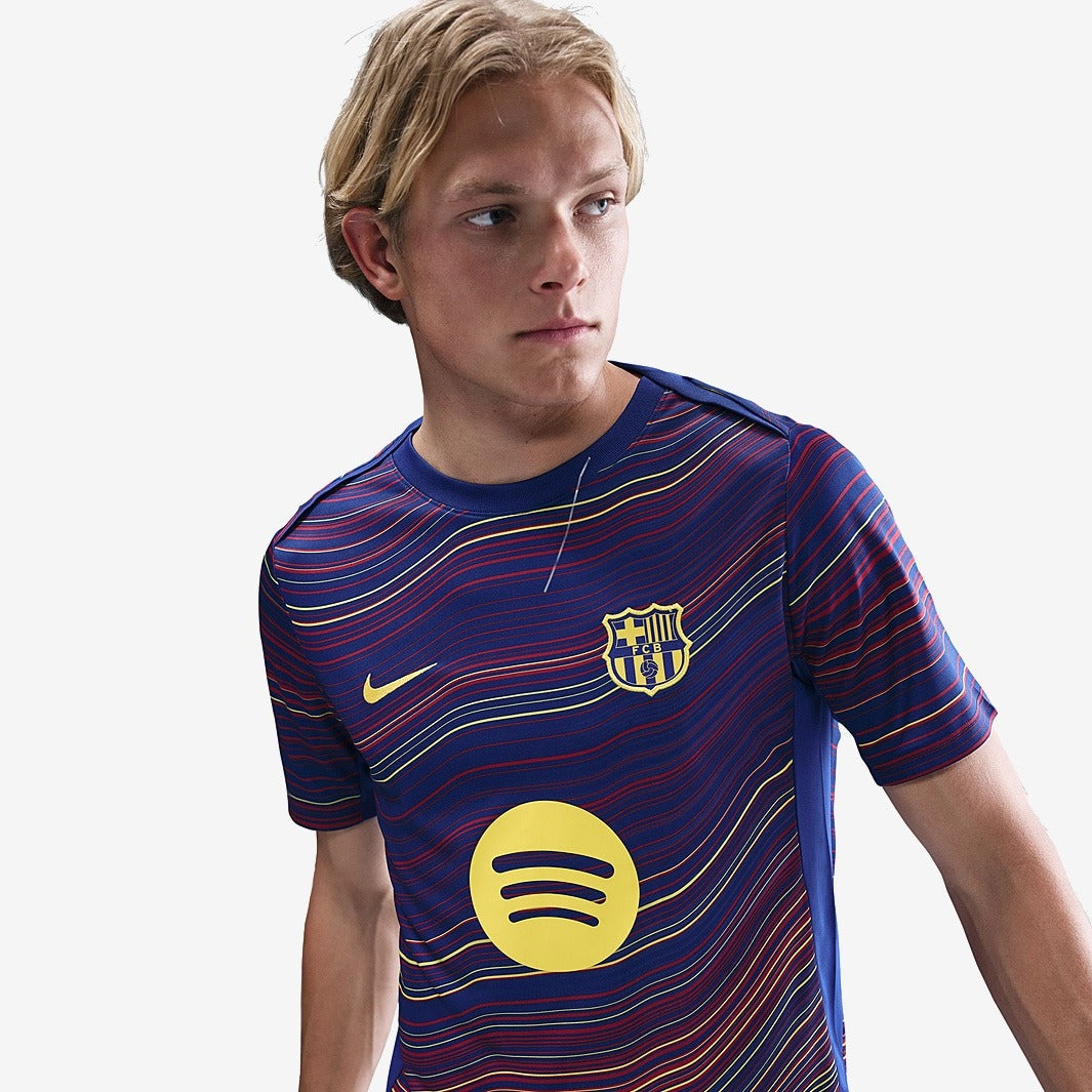Camisa Nike Barcelona 2025/26 Pré-Jogo na TSN Sports