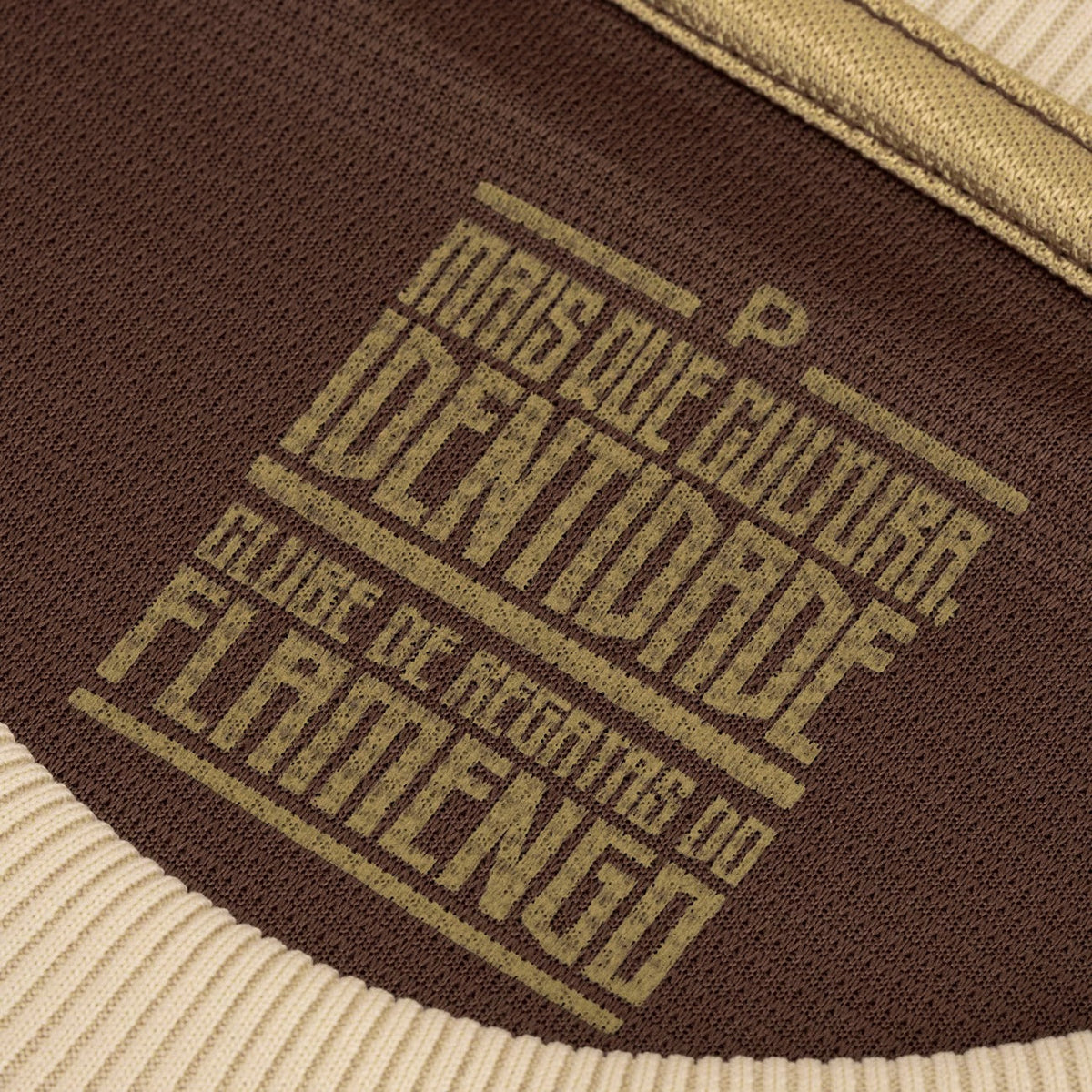 Camisa Flamengo Identidade 24/25 - Masculino, detalhe do tecido