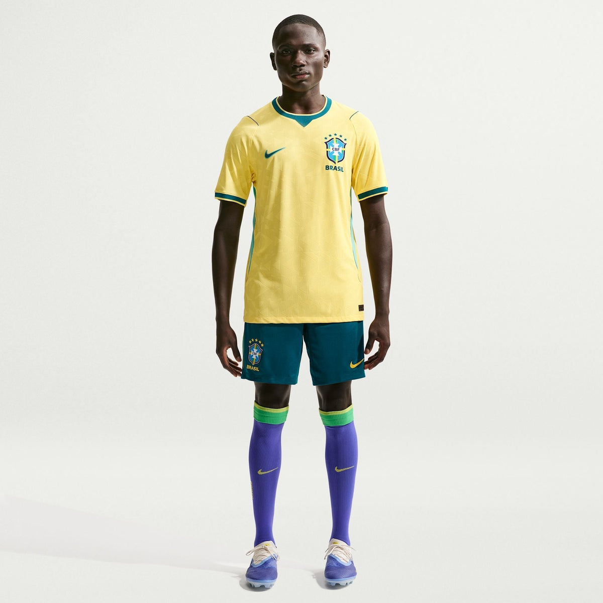 Camisa Seleção Brasileira Jogador 2026/27 I, detalhe do escudo