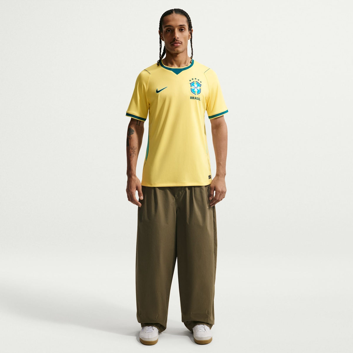 Camisa Seleção Brasileira 2026/27 I, detalhe do escudo
