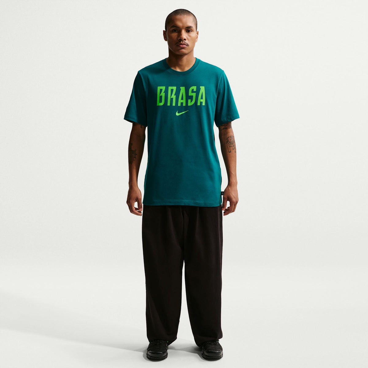 Camisa Brasil Sportswear Masculino, vista de costas