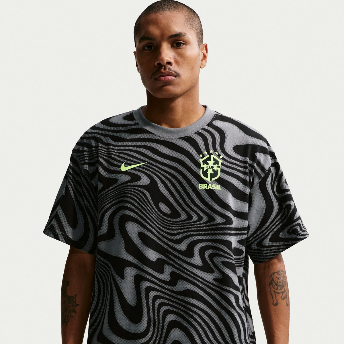 Camisa Brasil Treino 2026/27 Cinza na TSN Sports