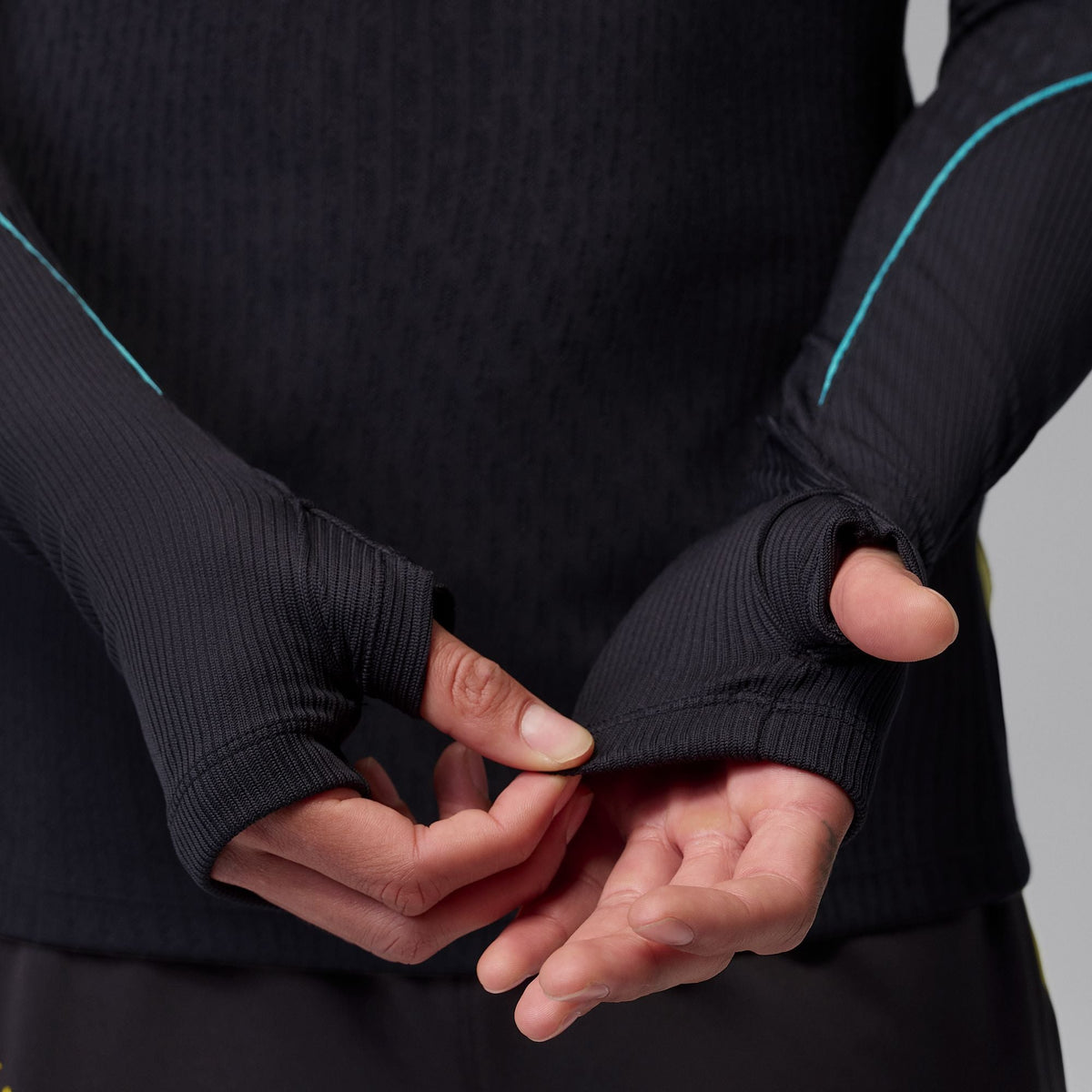 Conjunto de Treino Brasil 2026/27 Preto, vista lateral