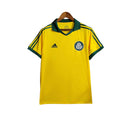 Camisa Retrô Palmeiras 2014 - Torcedor Masculina - Amarela com detalhes em verde