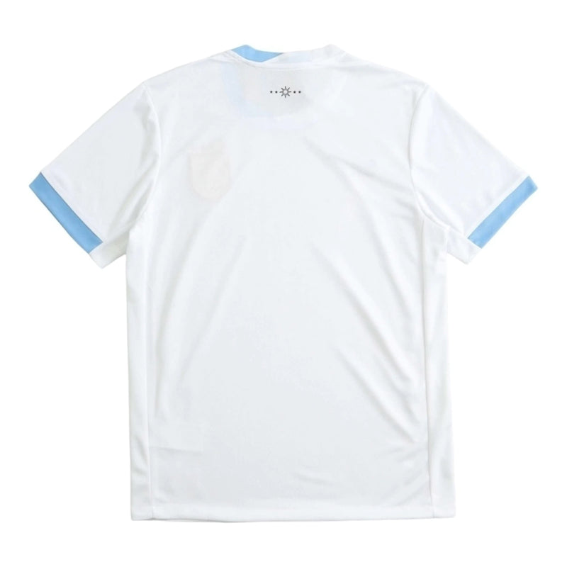 Camisa Seleção do Uruguai II 24/25 - Torcedor  Masculina - Branca com detalhes em azul