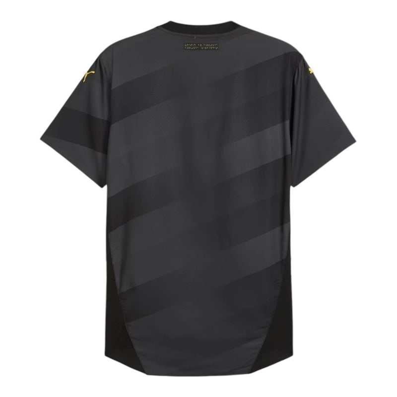 Camisa Borussia Dortmund II 24/25 - Torcedor  - Preta com detalhes em amarelo