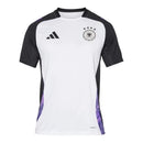 Camisa Seleção Alemanha Treino 24/25 - Torcedor Masculina - Branca e preta com detalhes em roxo
