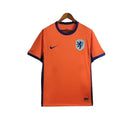 Camisa Seleção da Holanda I 24/25 - Torcedor  Masculina - Laranja com detalhes em azul