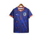 Camisa Seleção da Holanda II 24/25 - Torcedor  Masculina - Azul com detalhes em laranja
