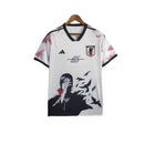 Camisa Japão Edição especial 24/25 - Torcedor Masculina - Branca com desenhos de Anime em azul e vermelho