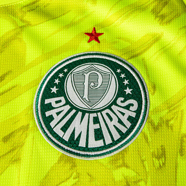 Camisa Goleiro Palmeiras 2026/27 III, detalhe do escudo