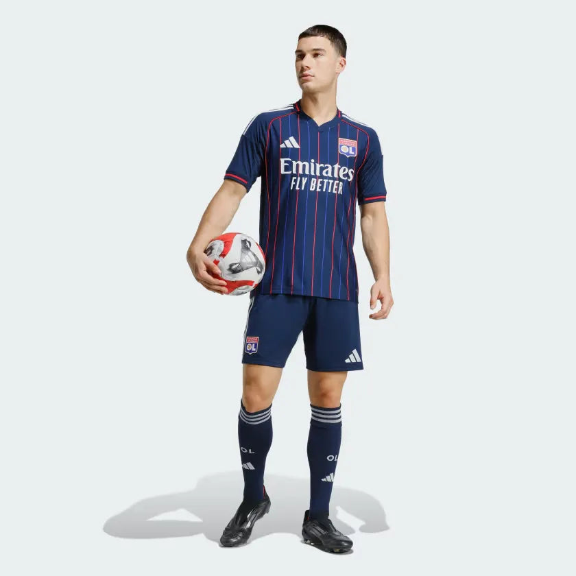 Camisa adidas Olympique Lyonnais 2025/26 II na TSN Sports