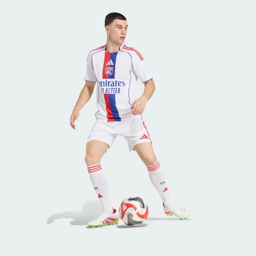 Camisa adidas Olympique Lyonnais 2025/26 I na TSN Sports