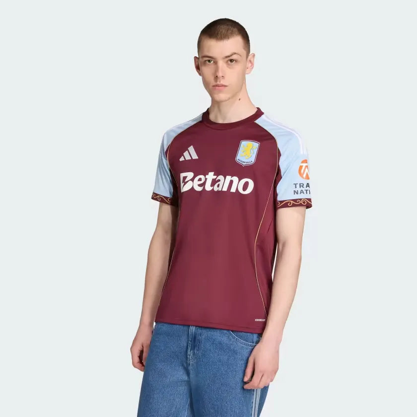 Camisa adidas Aston Villa FC 2025/26 I na TSN Sports