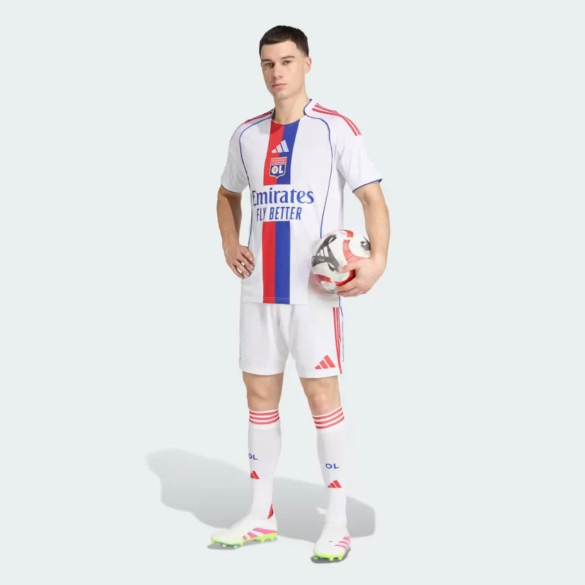 Camisa adidas Olympique Lyonnais 2025/26 I na TSN Sports