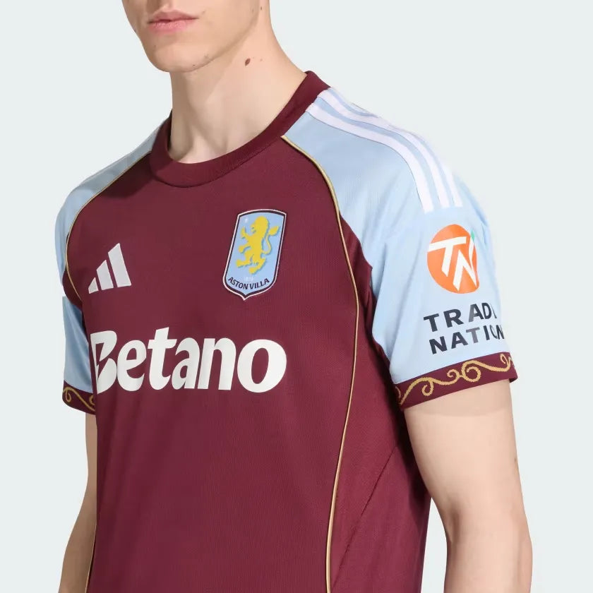 Camisa adidas Aston Villa FC 2025/26 I na TSN Sports